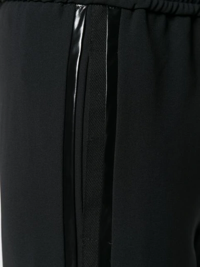 Shop N°21 Side Stripe Drawstring Trousers In Black