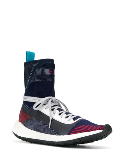 Shop Adidas By Stella Mccartney Pulseboost Hd Sneakers In Blue