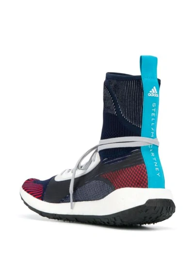 Shop Adidas By Stella Mccartney Pulseboost Hd Sneakers In Blue