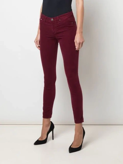 Shop Ag Skinny Ankle Jeans In Red