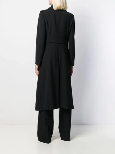 Shop Dolce & Gabbana Single-breasted Midi Coat In Black