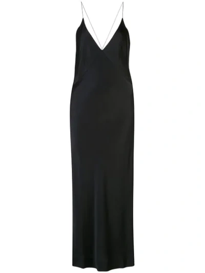 Shop Haider Ackermann V-neck Slip Dress In 099 Black