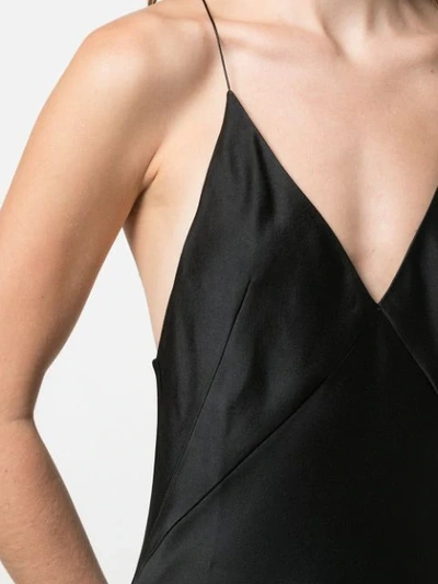 Shop Haider Ackermann V-neck Slip Dress In 099 Black