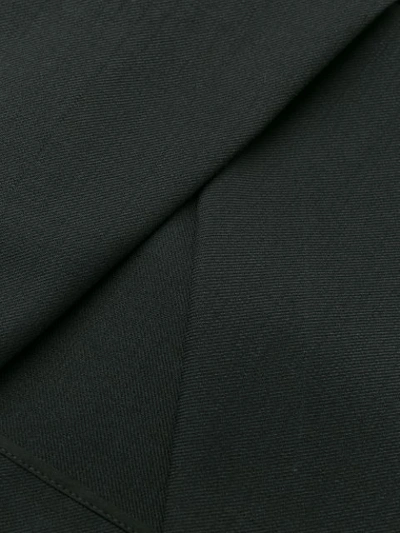 Shop Antonelli Draped Pencil Skirt In Black
