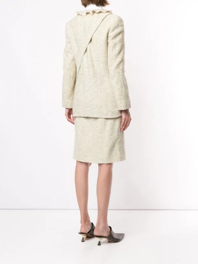 Pre-owned Chanel 1999 Setup Skirt Suit In Green