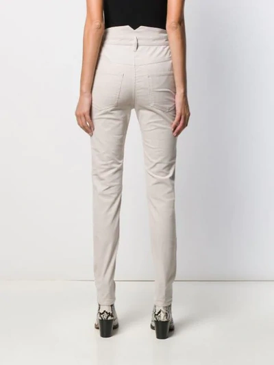 Shop Isabel Marant Corduroy Verna Trousers In 20ck Chalk
