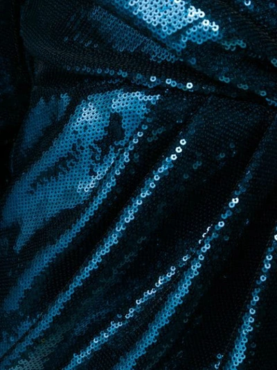 Shop Amen Sequin-embellished Mini Dress In Blue