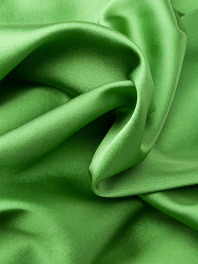 Shop Alexandre Vauthier Loose Fit Silk Slip Vest In Green