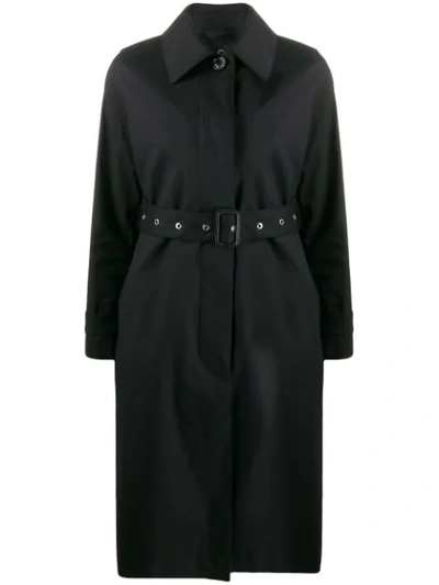 Shop Mackintosh Roslin Lm-061fd Trench Coat In Black