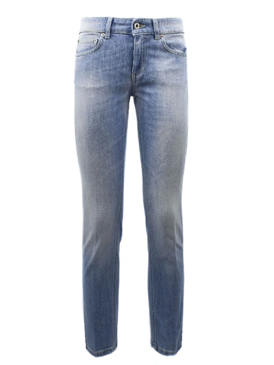 Shop Dondup Light Blue Denim Jeans In Jeans Chiaro