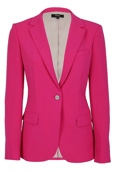 Shop Theory Blazer In Magenta