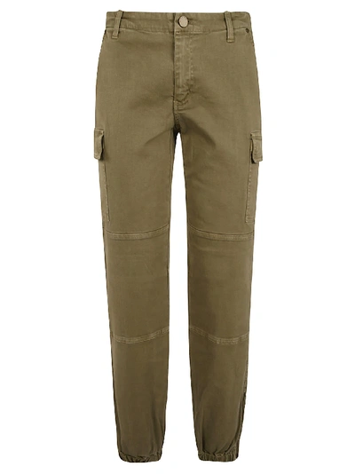 Shop Michael Kors Side Baggy Trousers In Safari Green