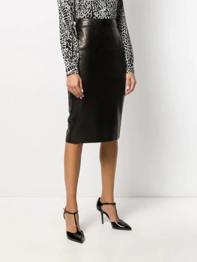 Shop Tom Ford Mid-length Pencil Skirt In Black