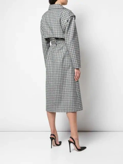 Shop Altuzarra 'fisher' Coat In Grey