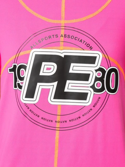 Shop P.e Nation Double Dribble T-shirt In Pink