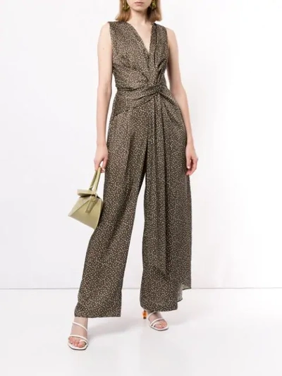 Shop Acler Doheny Jumpsuit In Green