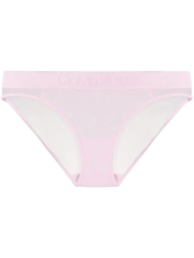 Shop Calvin Klein Logo Briefs - Pink
