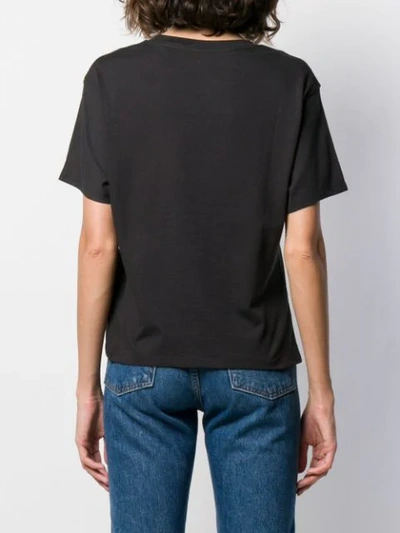 Shop Levi's Logo Print T-shirt In Black