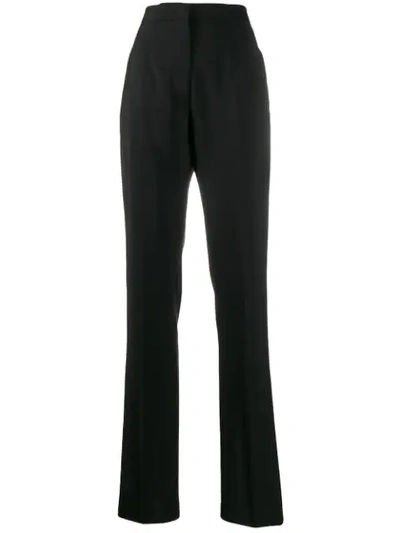 Shop N°21 High-waisted Tailored Trousers In Black