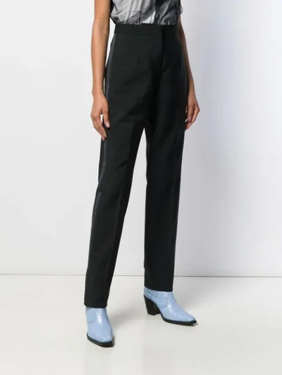 Shop N°21 High-waisted Tailored Trousers In Black