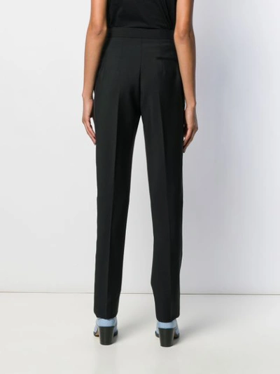 Shop N°21 High-waisted Tailored Trousers In Black