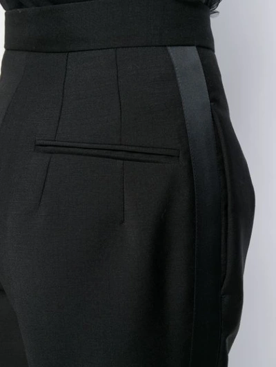 Shop N°21 High-waisted Tailored Trousers In Black