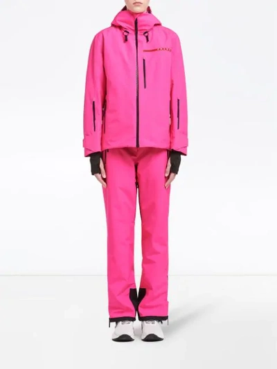 Prada Technical Fabric Jacket In Pink