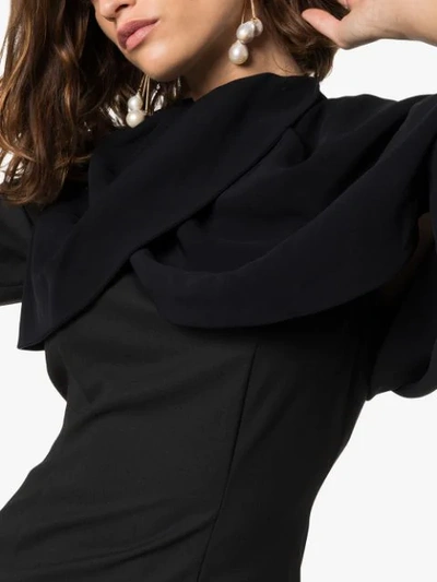 Shop Aleksandre Akhalkatsishvili Draped Mini Dress In Black