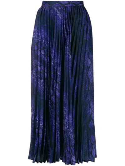 Shop Andamane Becky Pleated Skirt In Purple