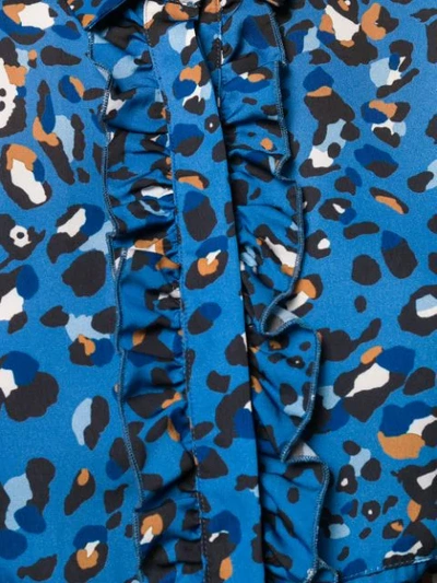 Shop Altea Hemd Mit Leoparden-print In Blue