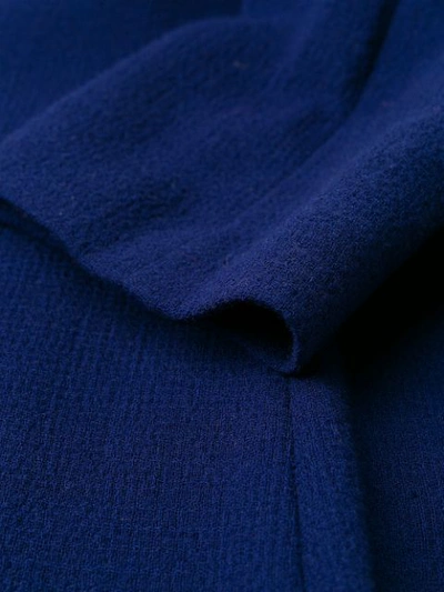 Shop Antonelli Zip-up Flared Dress In Blue