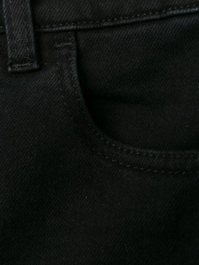 Shop Gcds High Rise Skinny Jeans In Black
