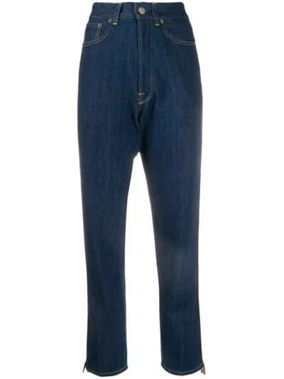 Shop Golden Goose Side Stripe Jeans In Blue