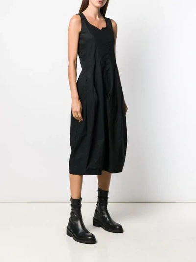Shop Rundholz Black Label Midi Corset Dress In Black