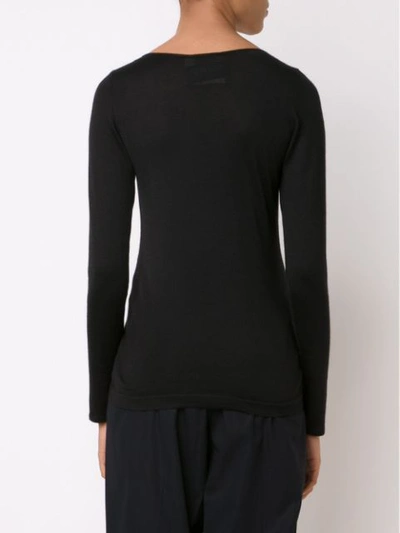 Brunello Cucinelli Crew-neck Sweater In Black
