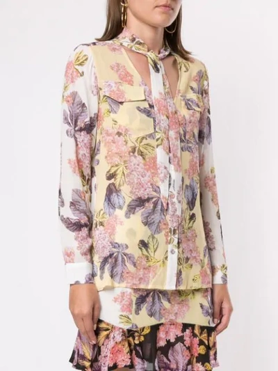 We Are Kindred Isadora Spliced Shirt In Multicolour