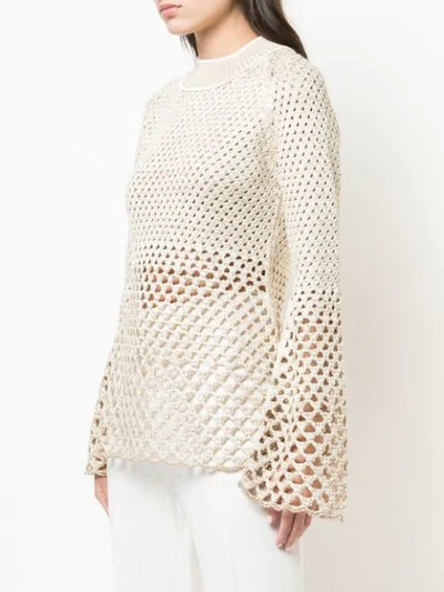 Shop Proenza Schouler Loose Knit Jumper - Gold