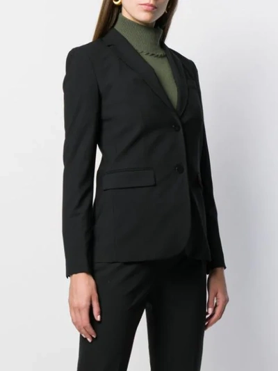 Shop Theory Single Breasted Blazer In Black