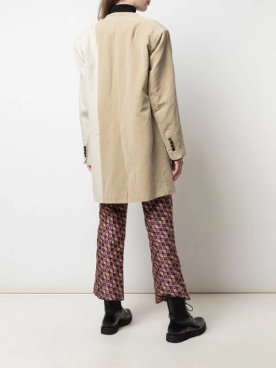 Uma Wang Oversized Double-breasted Blazer In Neutrals