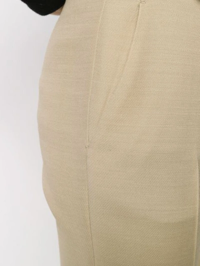 Shop The Row Straight-leg Trousers In Neutrals