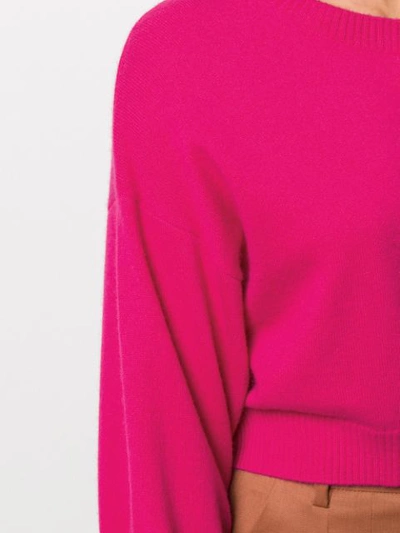 Shop P.a.r.o.s.h Flared Sleeve Cardigan In Pink