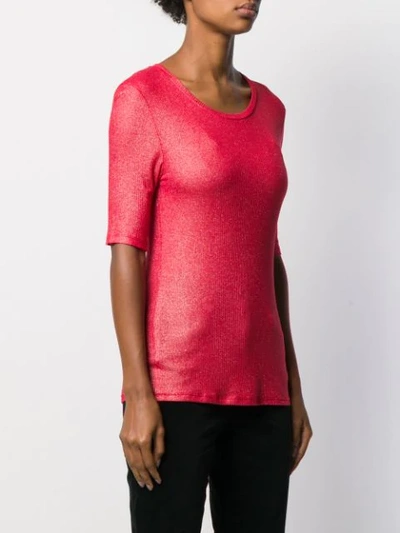 Shop Majestic High Shine T In Red