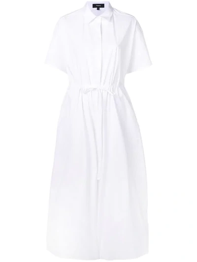 Shop Theory Workwear Jumpsuit - White