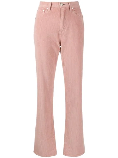 Shop Rag & Bone Straight-leg Trousers In Pink