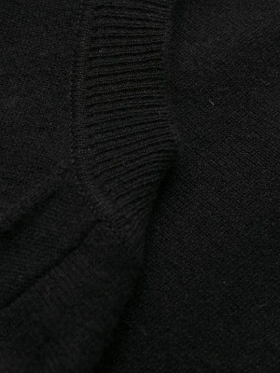Shop Calvin Klein Embroidered Logo Jumper In Black