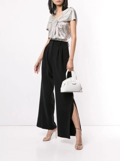 Shop A.w.a.k.e. Artemon High Waisted Trousers In Black