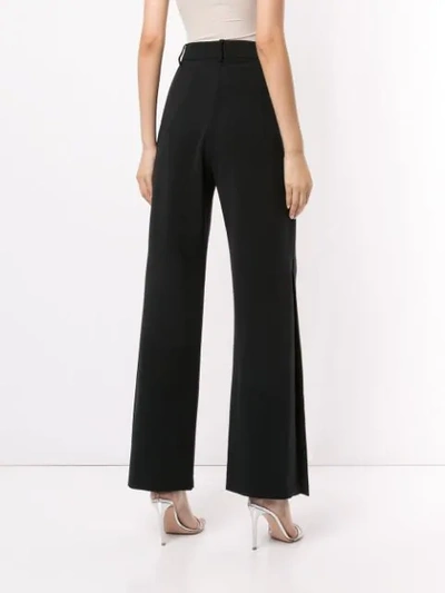 Shop A.w.a.k.e. Artemon High Waisted Trousers In Black