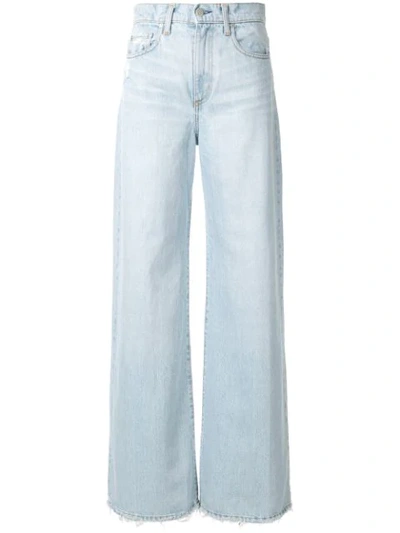 Shop Nobody Denim Skylar Wide-leg Jeans In Blue