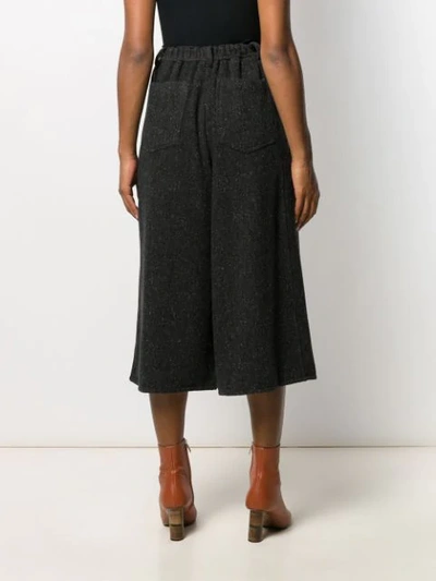 DUSAN CROPPED PALAZZO TROUSERS - 灰色