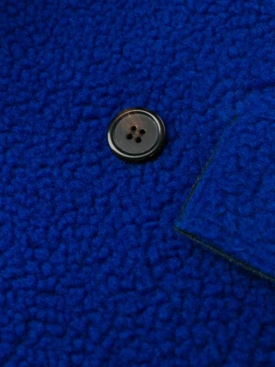 Shop Aalto Off-center Button Coat In Blue